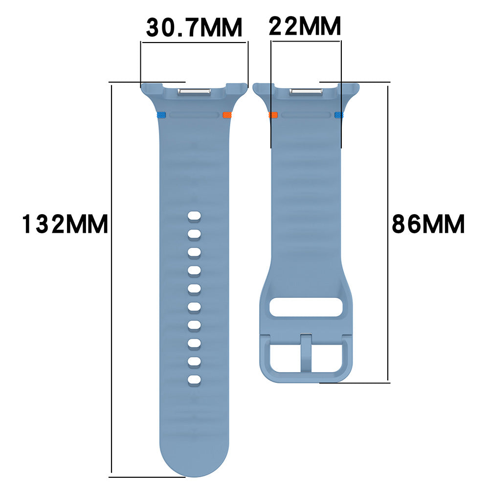 Techsuit W079 band voor Samsung Galaxy Watch8 / Watch8 Classic Series, Oranje
