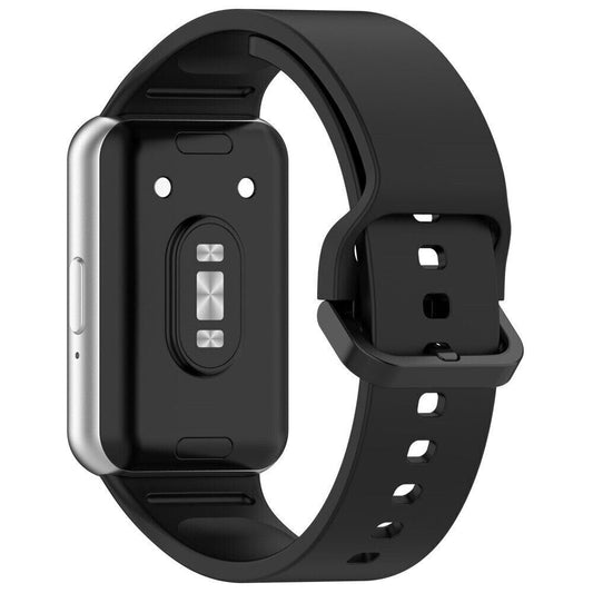 Techsuit-band W086 voor Samsung Galaxy Fit3 R39M, Zwart