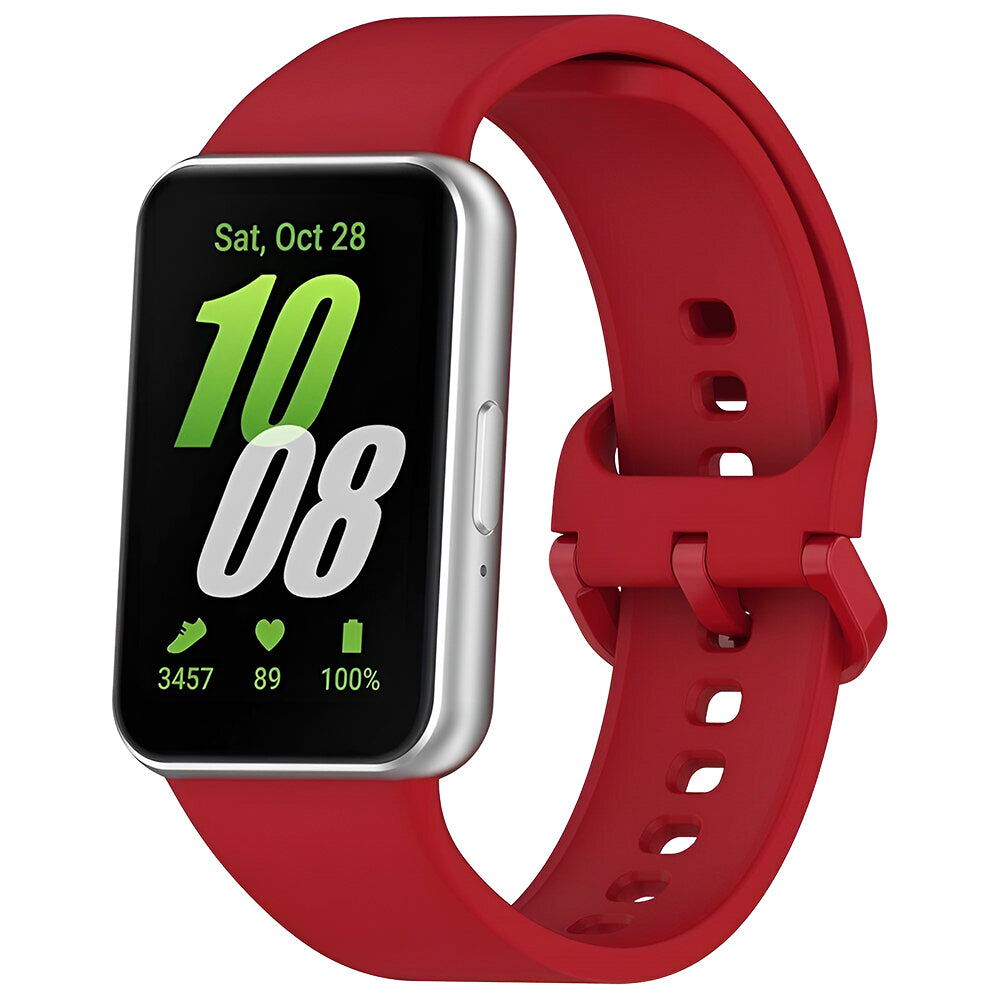 Techsuit-band W086 voor Samsung Galaxy Fit3 R39M, Rood