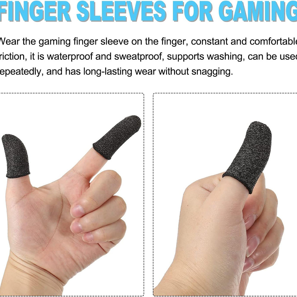 Gaming vingerhoed Techsuit FS3-01, Zwart