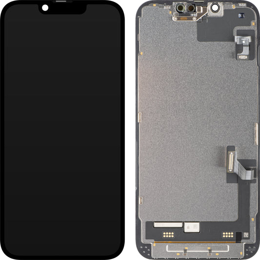 Apple iPhone 17e Touchscreen Display, met Frame, Zwart, Service Pack 661-60211