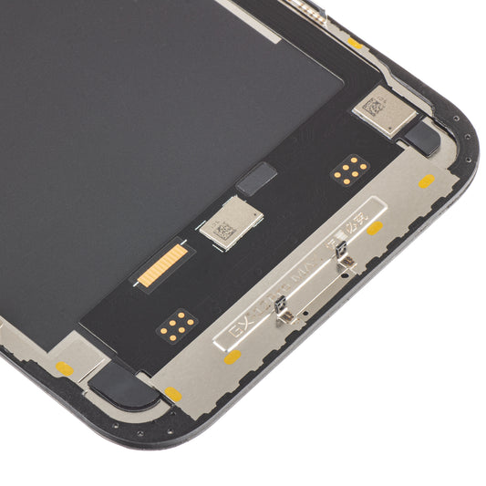 Écran tactile GX pour Apple iPhone 12 Pro Max, avec cadre, Version OLED IC Movable, Noir
