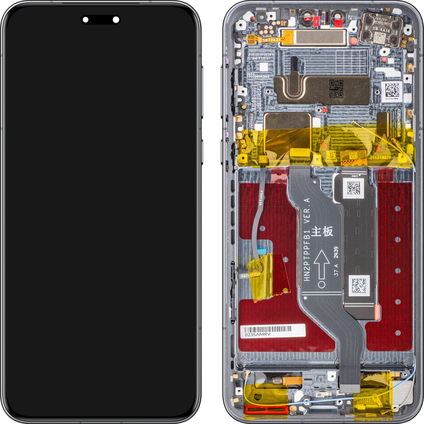 Écran tactile Honor Magic7 Pro avec cadre, noir, Service Pack 0235AMRV