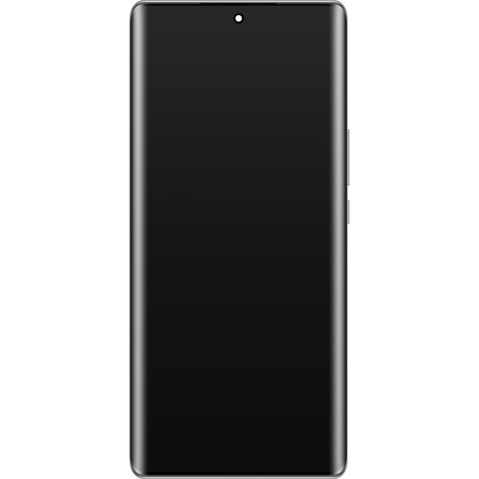Touchscreen scherm Honor Magic5 Lite, met frame en batterij, Titanium Zilver, Service Pack 0235AEMY
