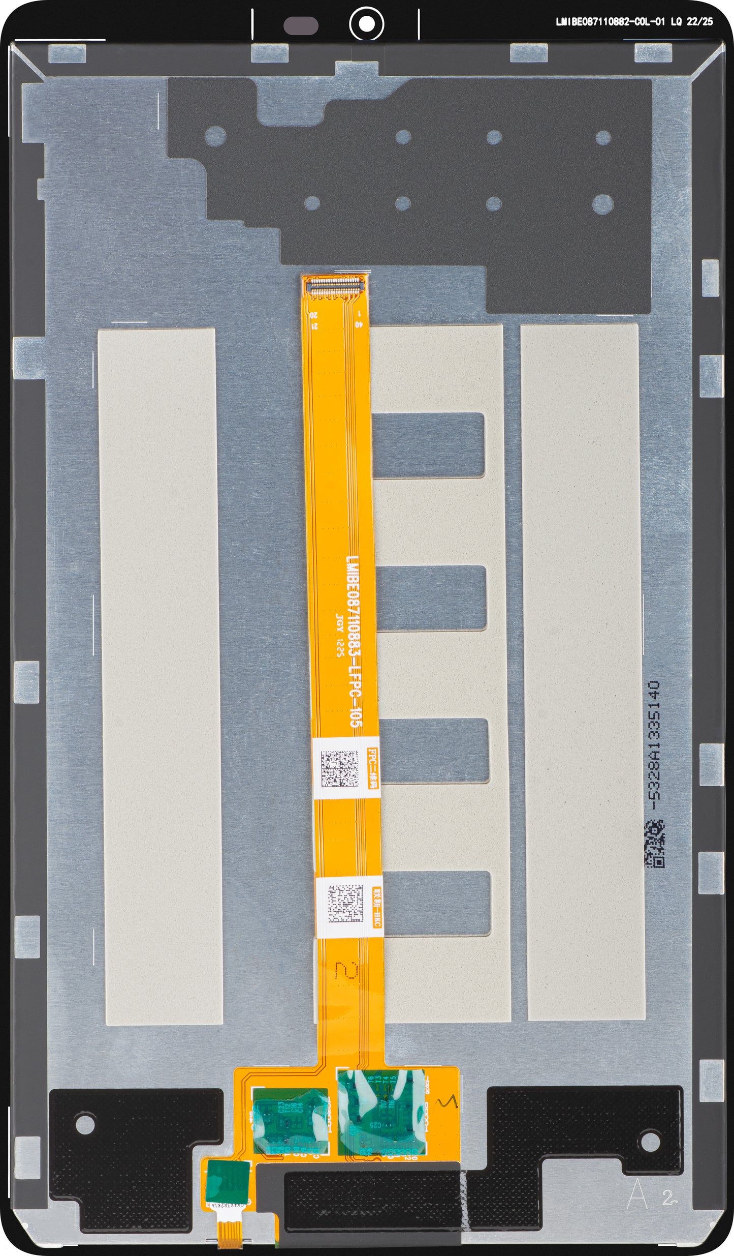 Display met Touchscreen Huawei MatePad 11.5 S (2025), met Frame, Zwart, Service Pack 97060XQL