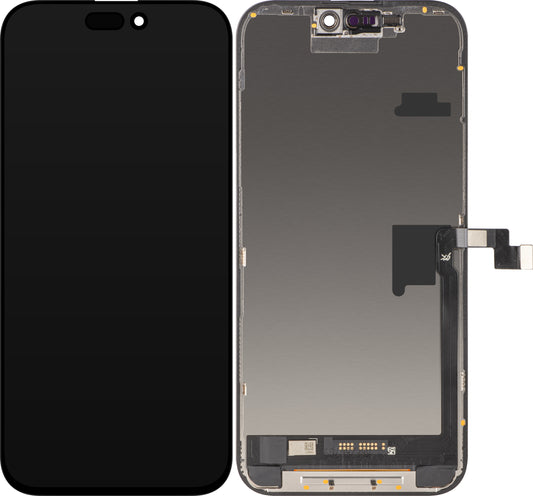 Display met Touchscreen JK voor Apple iPhone 16 Pro Max, met Frame, LCD In-Cell IC Movable Versie, Zwart