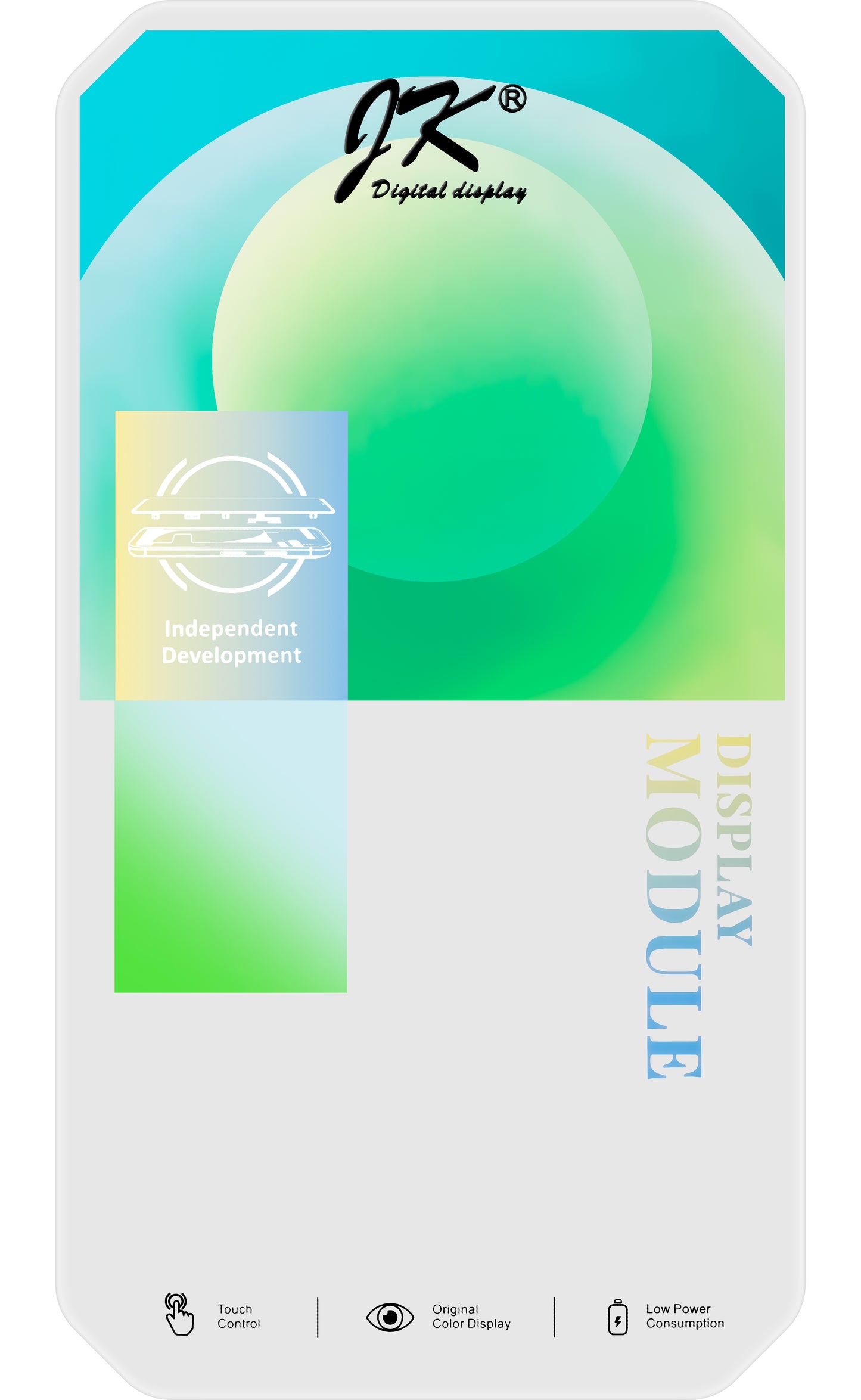 Ecran tactile JK pour Apple iPhone 13 Pro Max, avec cadre, version In-Cell LCD, noir