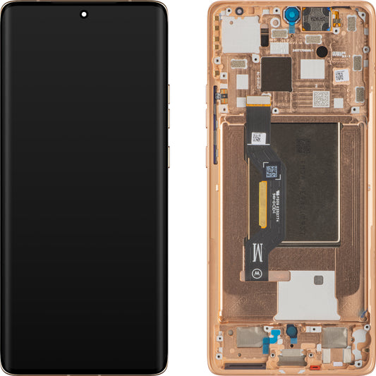 Écran tactile Motorola Edge 50, avec cadre, rose (Peach Fuzz), Service Pack 5D68C25137