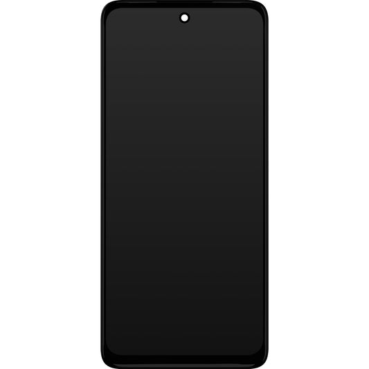 Motorola Moto G62 5G touchscreen scherm, met frame, zwart, Service Pack 5D68C20934