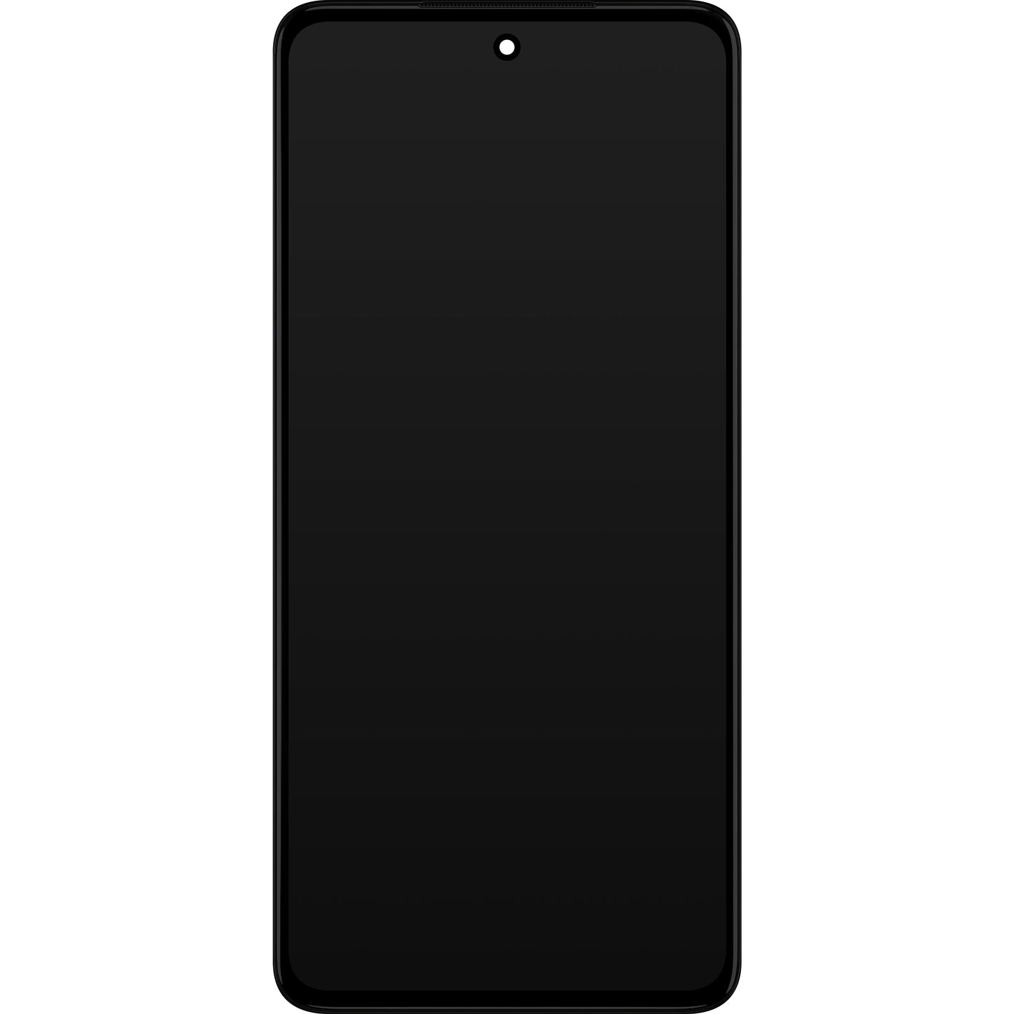 Display / Touchscreen für Motorola Moto G52 | mit Rahmen | Schwarz | Service Pack