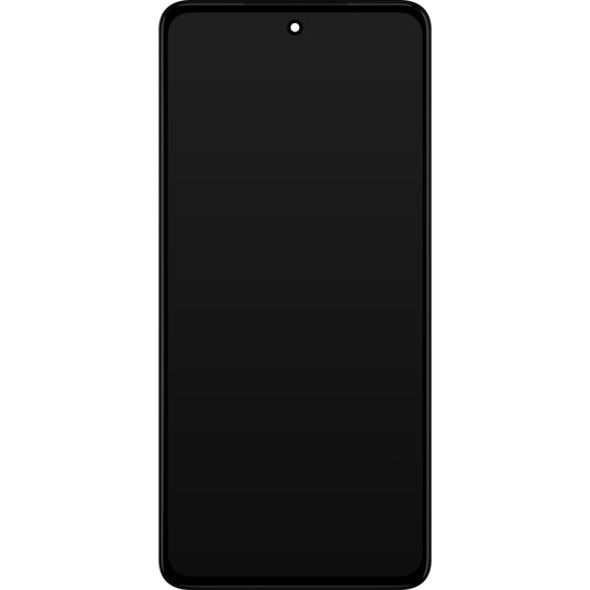 Motorola Moto G52 touchscreen scherm, met frame, zwart, Service Pack 5D68C20495