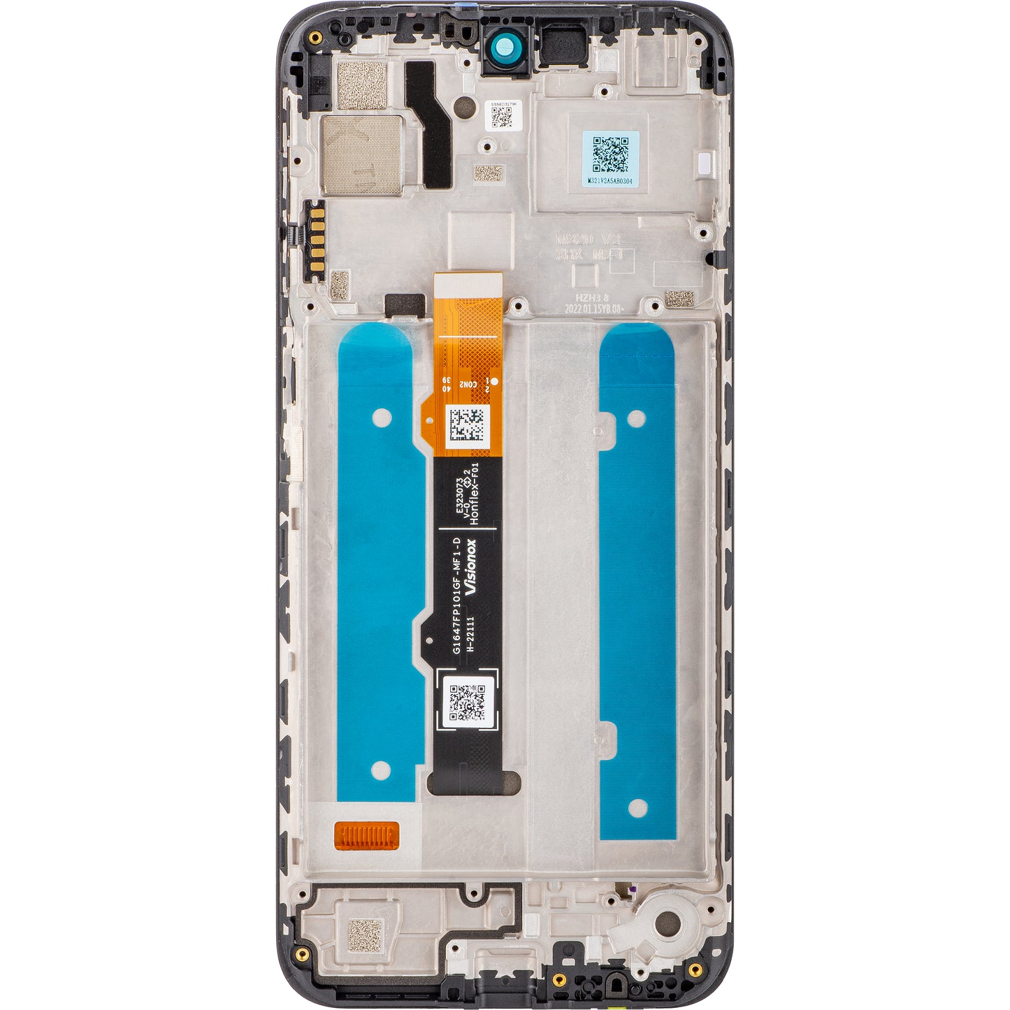 Écran tactile Motorola Moto G31 (XT2173-3), avec cadre, noir, Service Pack 5D68C19989