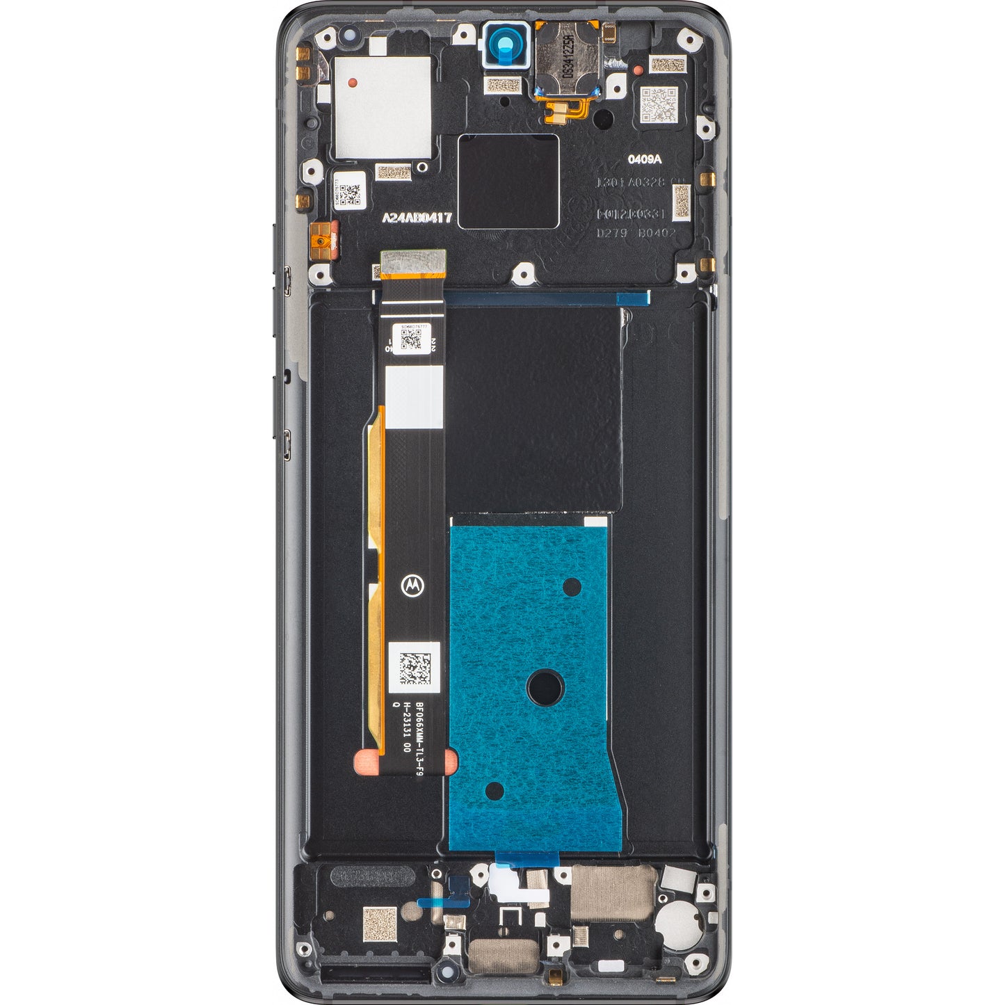Écran tactile Motorola Edge 40, avec cadre, noir (Eclipse Black), Service Pack 5D68C22670