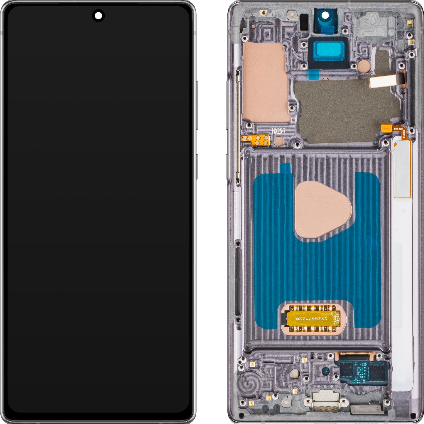 Display met Touchscreen MP compatibel met Samsung Galaxy Note 20 N980, met Frame, OLED Versie, Zwart