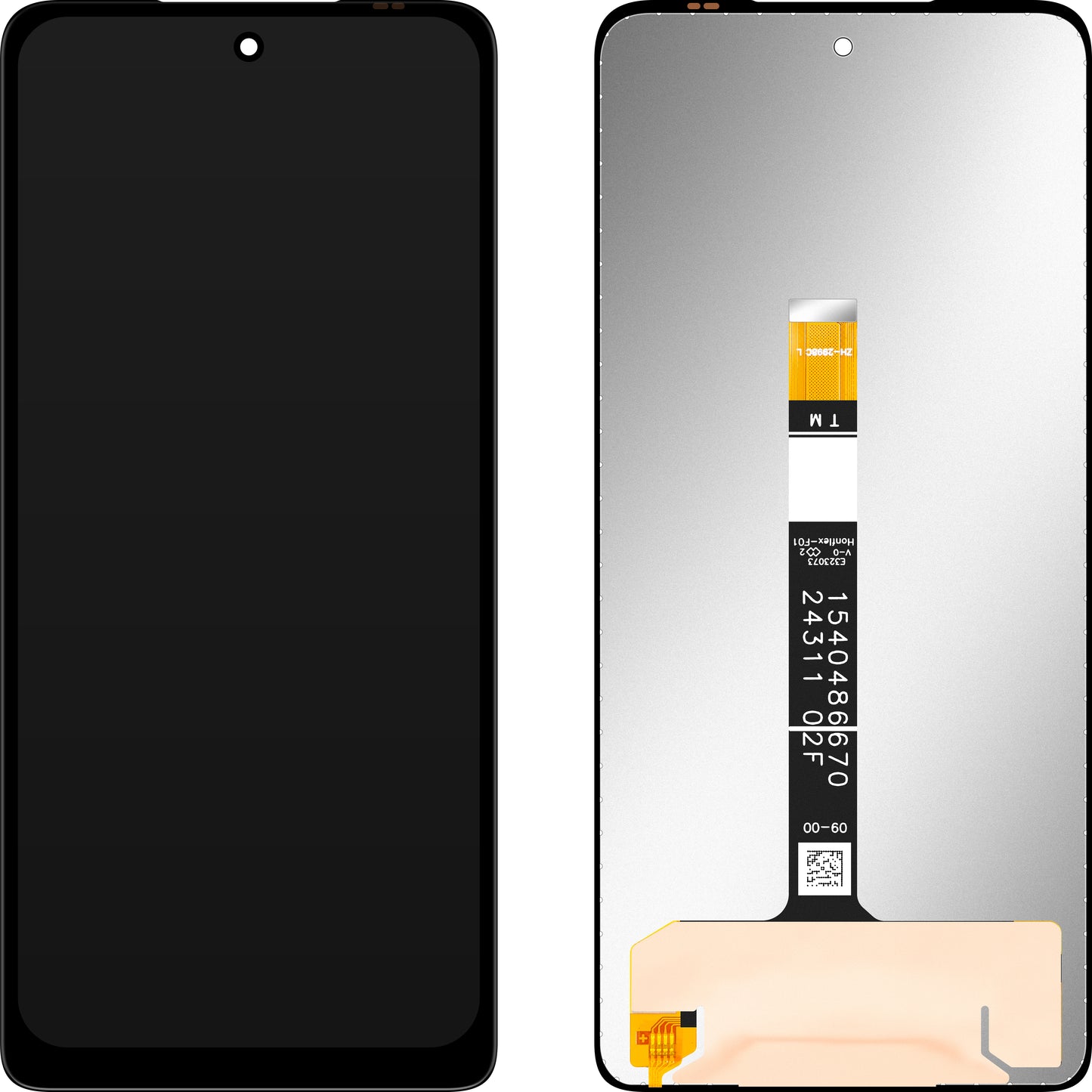 Display met Touchscreen MP compatibel met Motorola Moto G75