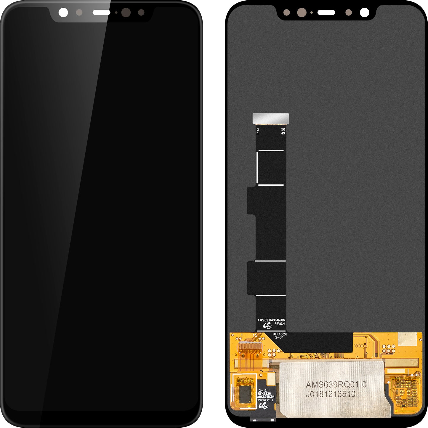 Display met Touchscreen MP compatibel met Xiaomi Mi 8