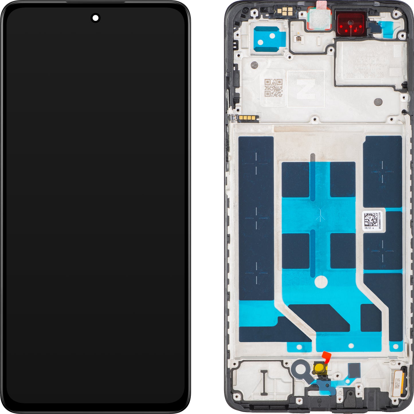 Display met Touchscreen OnePlus Nord CE4 Lite, met Frame, Zwart, Service Pack 621029000221