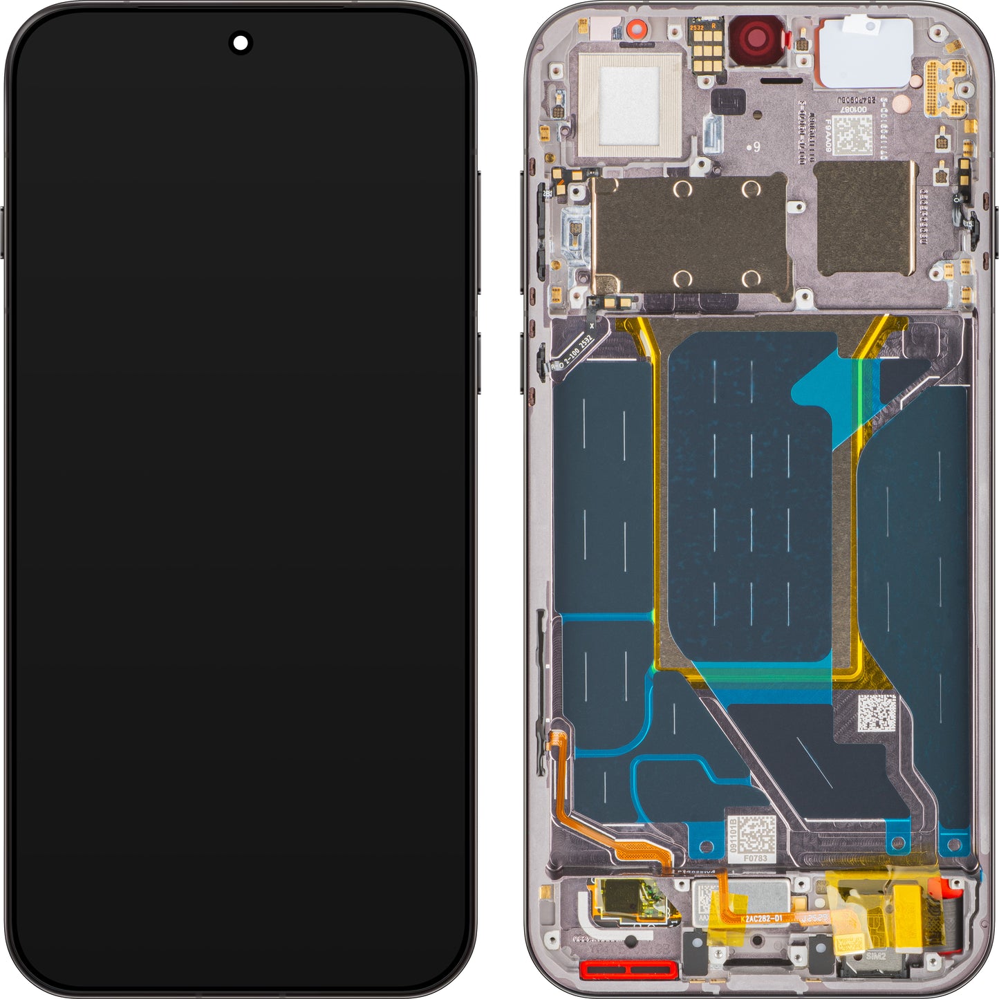 Display mit Touchscreen Oppo Find X9 Pro, mit Rahmen, Grau (Titanium Charcoal), Service Pack 621029000720