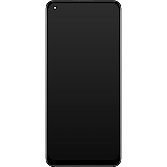 Écran tactile Oppo Reno8 4G / Reno7 / F21 Pro, avec cadre, noir, Service Pack 4130179