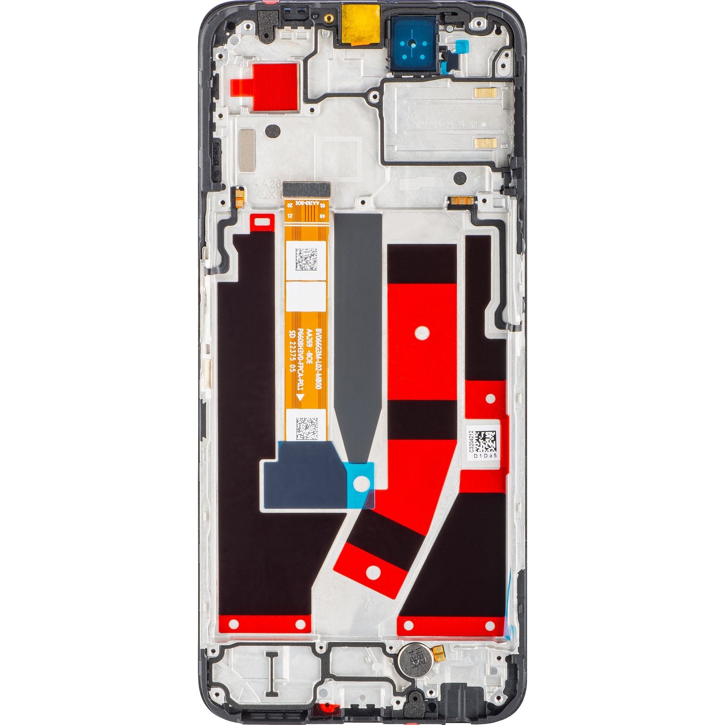 Beeldscherm met touchscreen Oppo A77 5G, met frame, zwart, Service Pack 4130192