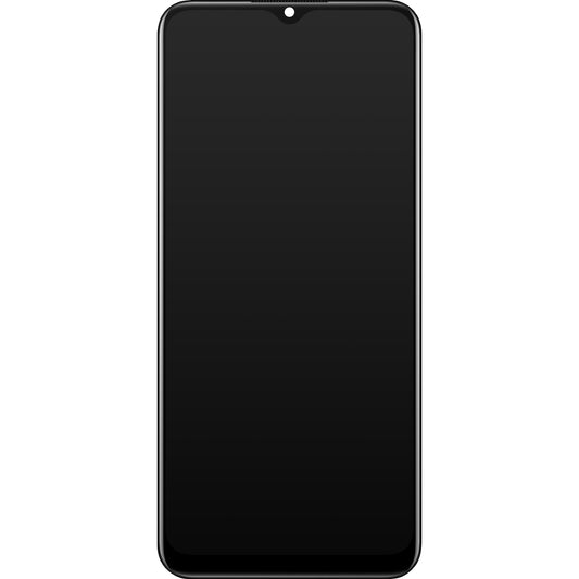 Touchscreen Display Realme C25Y, with Frame, Black, Service Pack 4908854