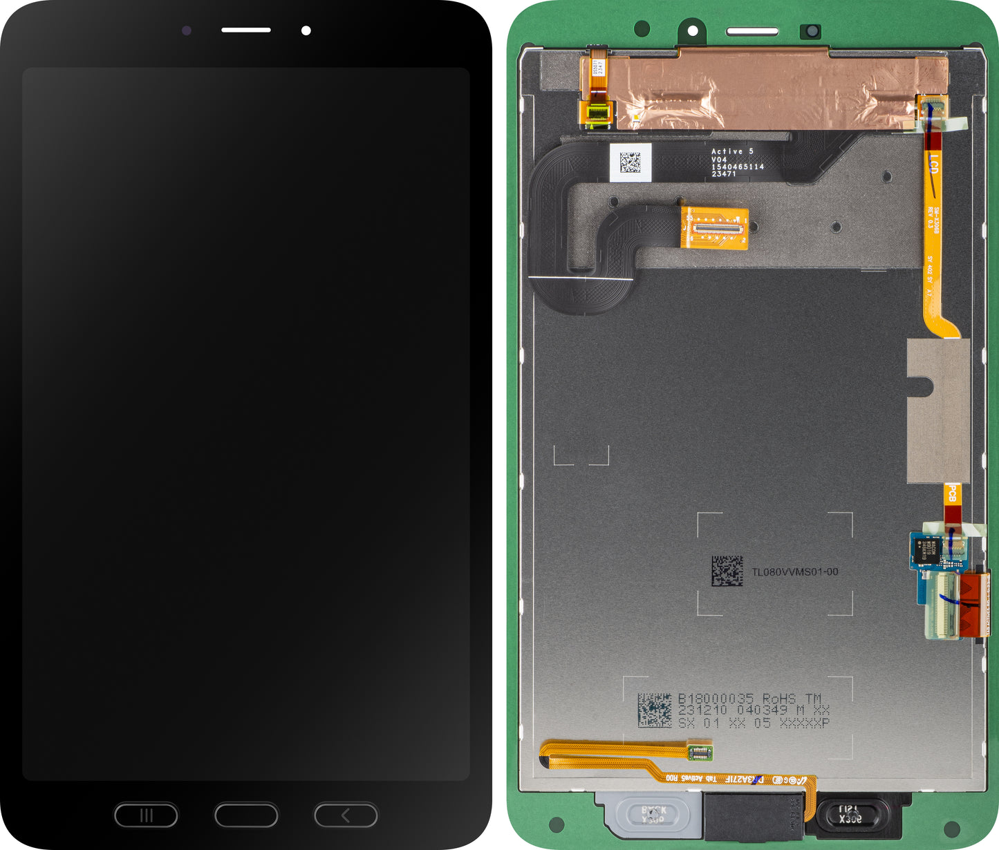 Display met Touchscreen Samsung Galaxy Tab Active5, Service Pack GH82-33847A