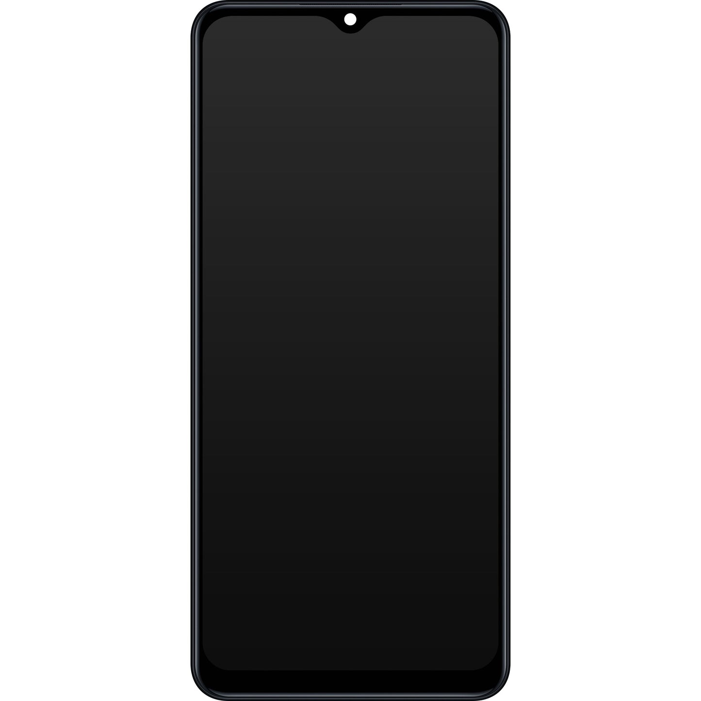 Samsung Galaxy M12 M127 Touchscreen Display, met Frame, Zwart, Swap GH82-25042A
