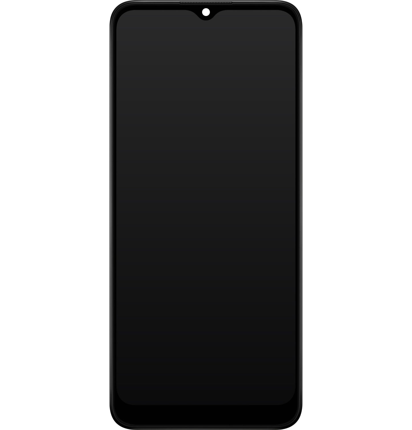 Touchscreen Display Samsung Galaxy A03s A037, mit Rahmen, Version G, Schwarz, Service Pack GH81-21233A