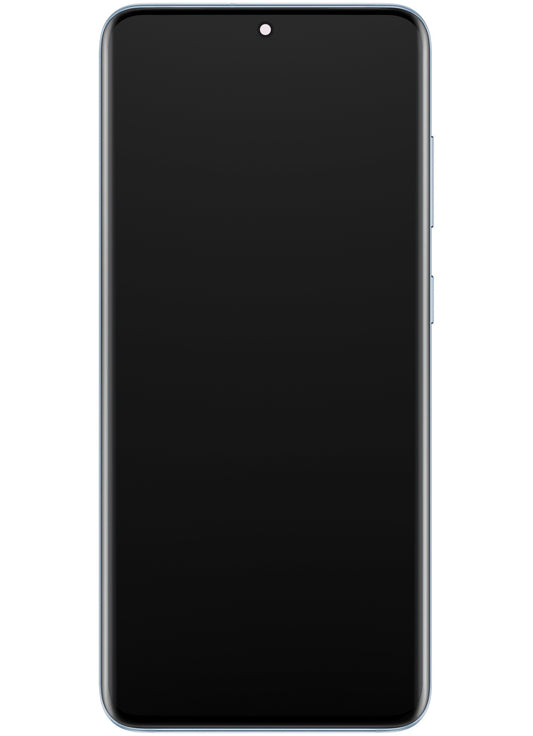 Écran tactile Samsung Galaxy S20 5G G981 / S20 G980, avec cadre, bleu, Service Pack GH82-31432D