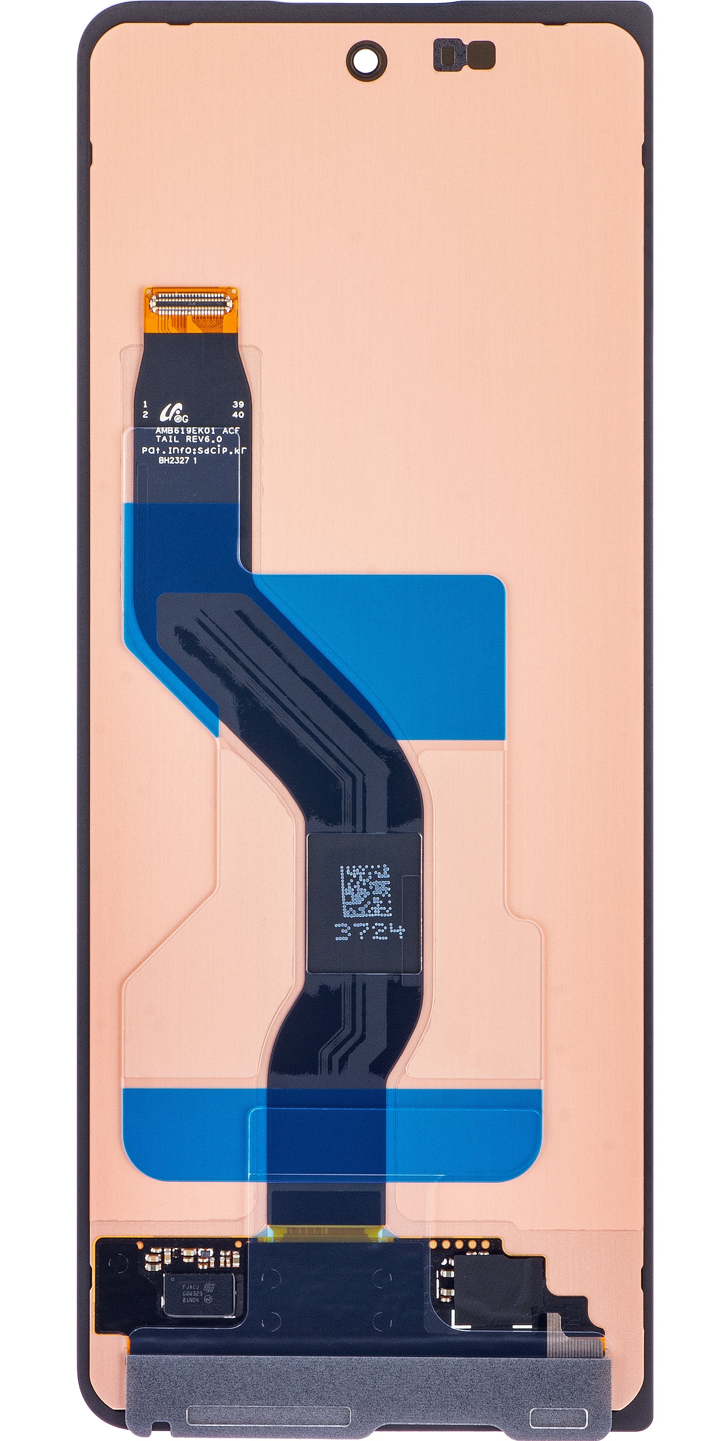 Ecran tactile Samsung Galaxy Z Fold5 F946, Sub Outer, Service Pack GH82-31849A