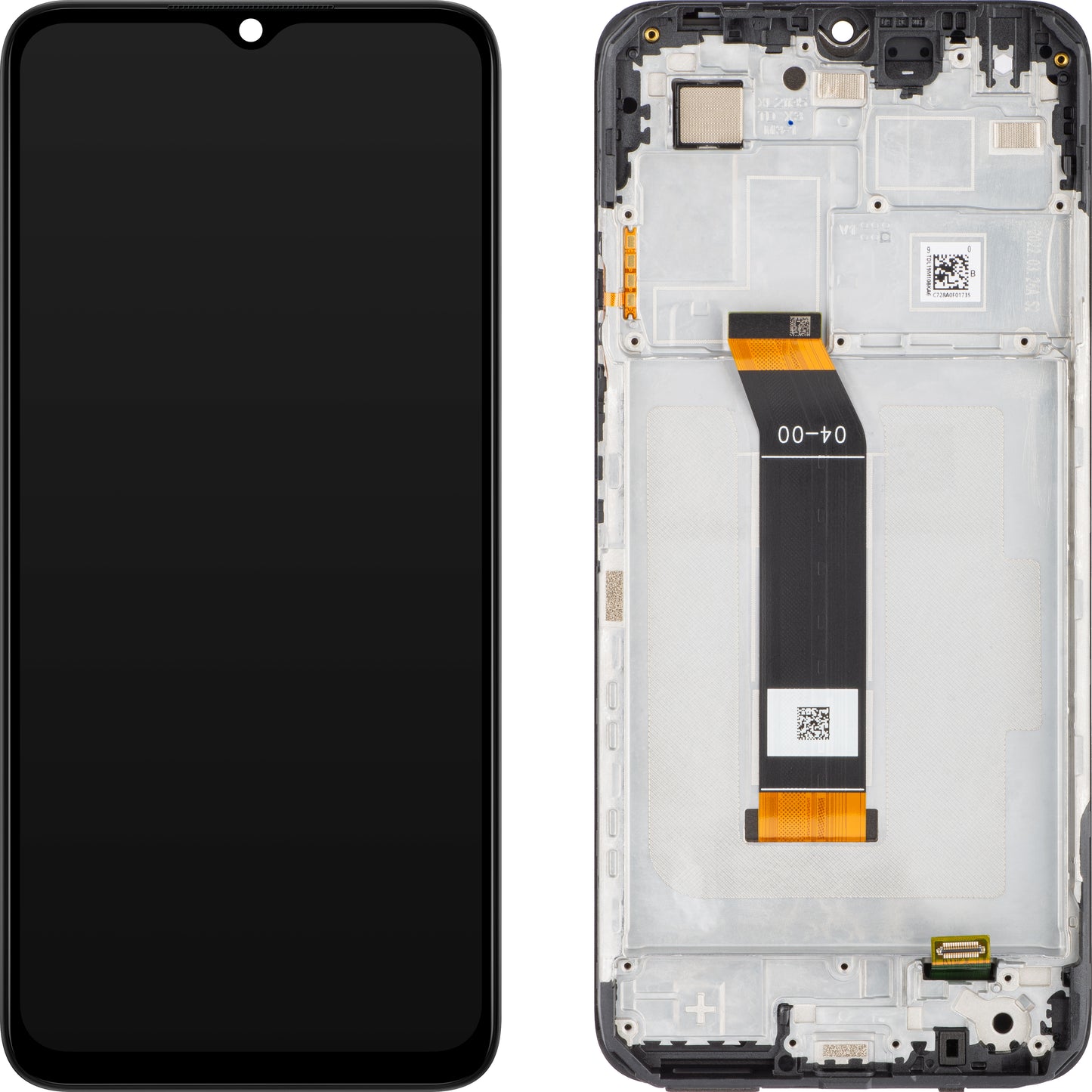 Xiaomi Poco M5 / M4 5G / Redmi 10 5G Display with Touchscreen, with Frame, Black, Service Pack 560005L19P00