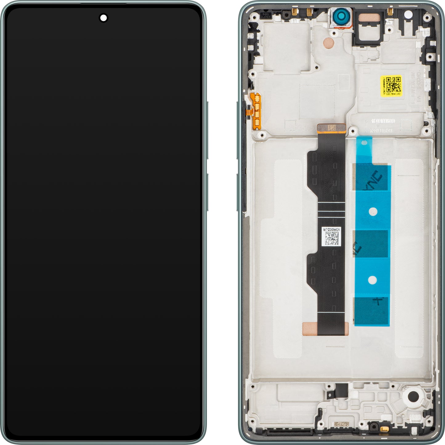 Xiaomi Redmi Note 13 Pro 4G touchscreen scherm, met frame, Bosgroen, Service Pack 56000100N600