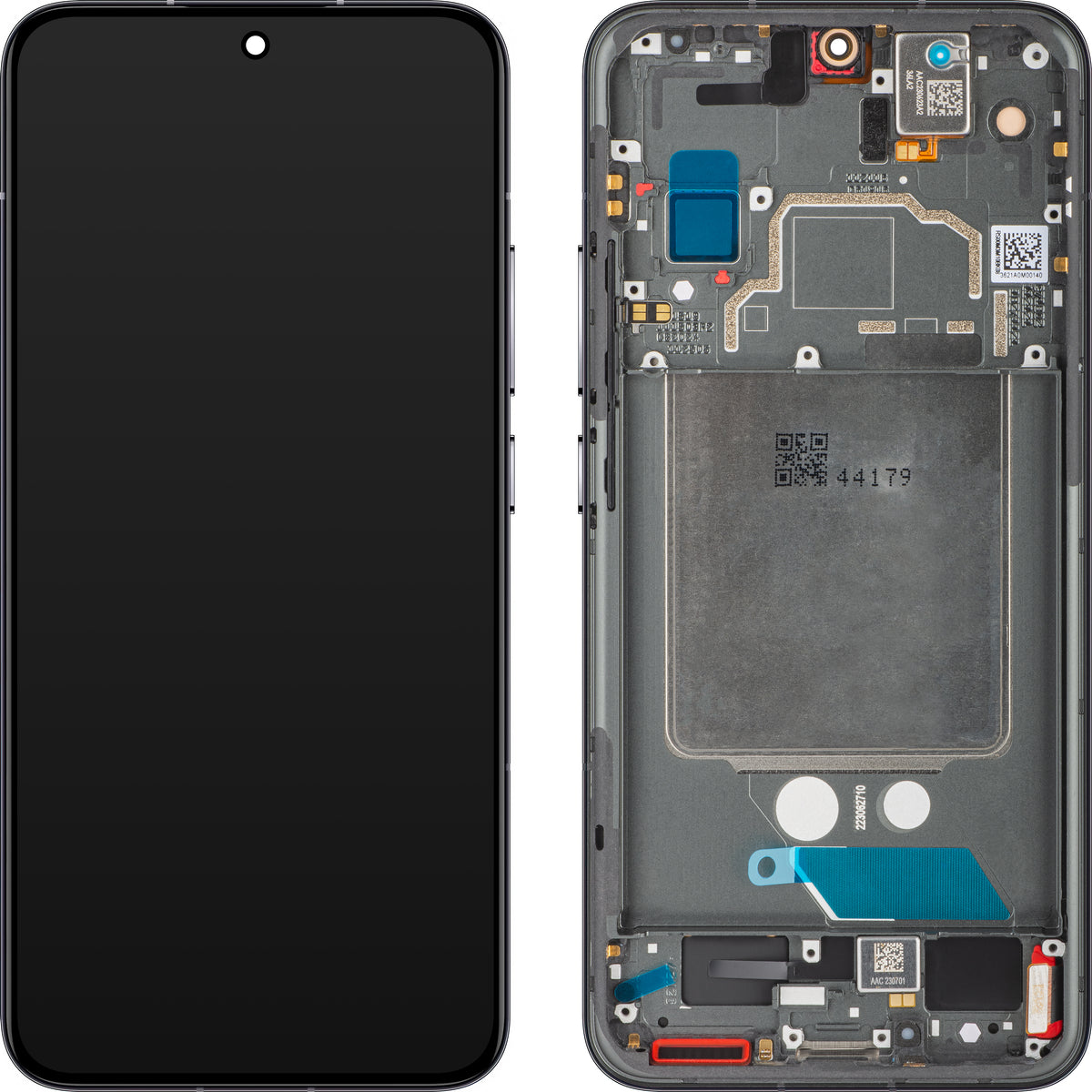 Touchscreen Display Xiaomi 13, met Frame, Zwart, Service Pack 56000300M300