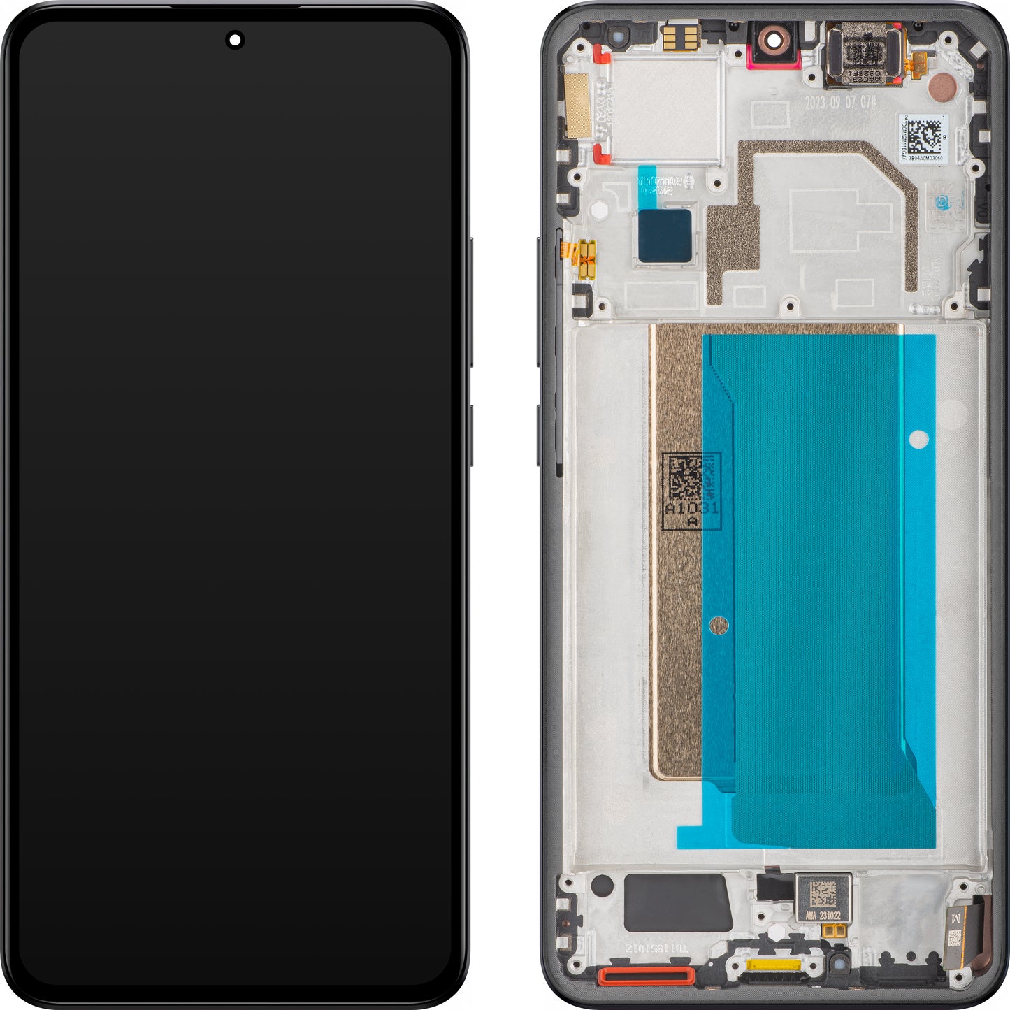 Écran avec Touchscreen Xiaomi 13T Pro, avec Cadre, Noir, Service Pack 5600290M1200