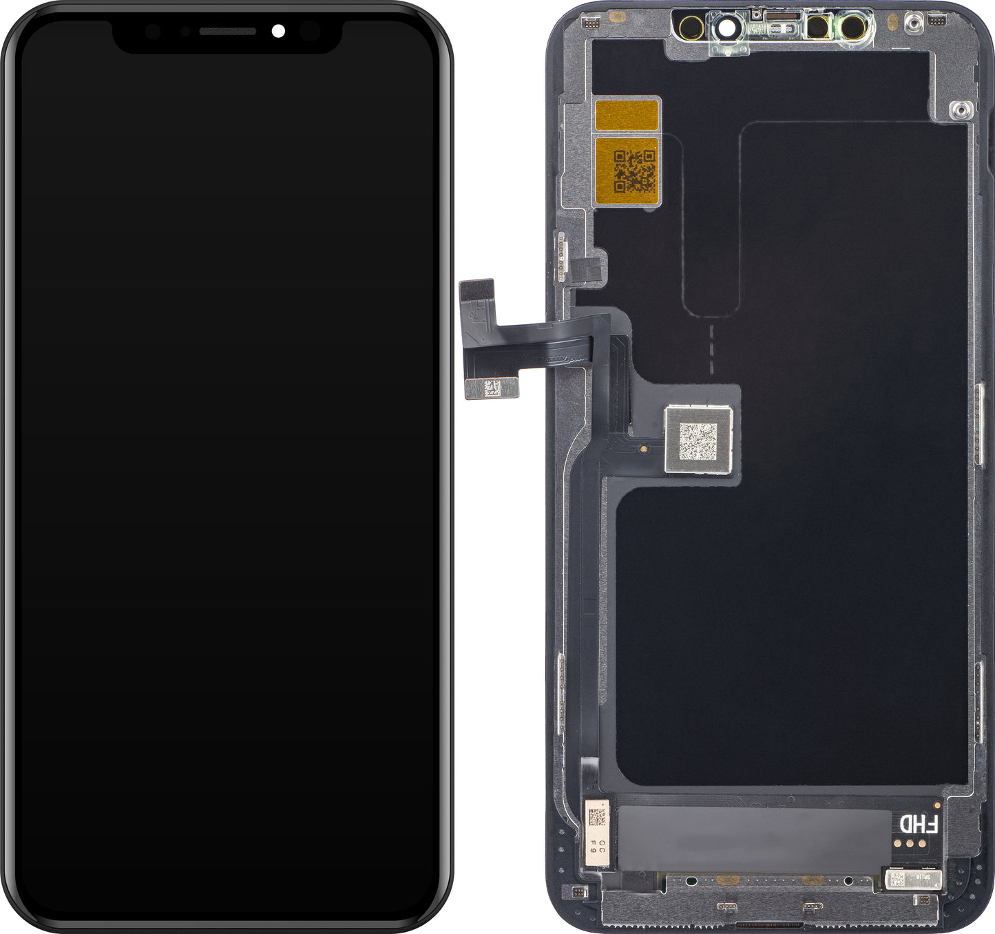 ZY Touchscreen Display voor Apple iPhone 11 Pro Max, met Frame, In-Cell IC Beweegbare LCD Versie, Zwart