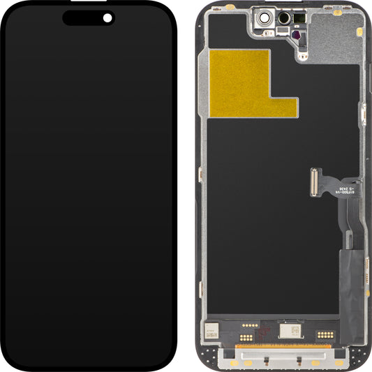 Touchscreen Display ZY for Apple iPhone 14 Pro, with Frame, In-Cell IC Movable LCD Version, Black