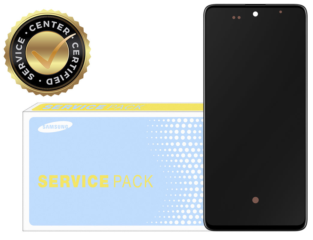 Ecran tactile Samsung Galaxy A51 A515, avec cadre, noir, Service Pack GH82-2161669A