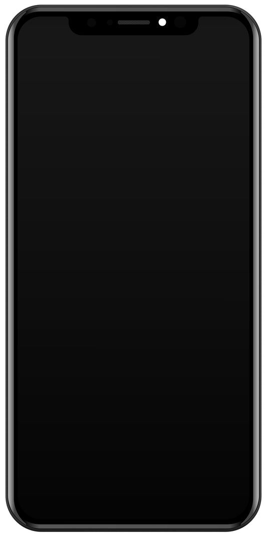 Écran tactile JK pour Apple iPhone X, avec cadre, version In-Cell LCD, noir