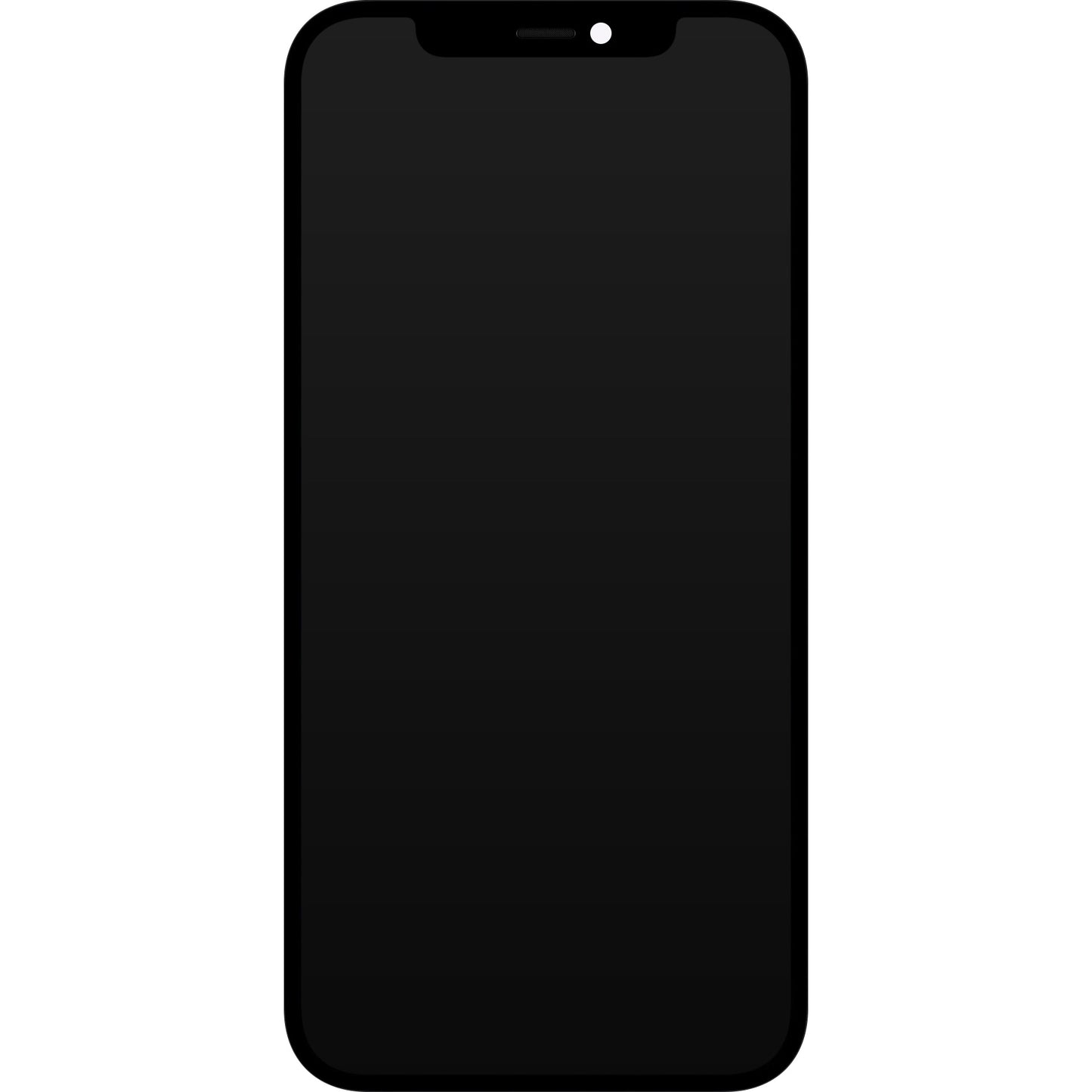 JK Incell Display / Touchscreen für Apple iPhone 12 / 12 Pro | mit Rahmen | Schwarz | 120Hz