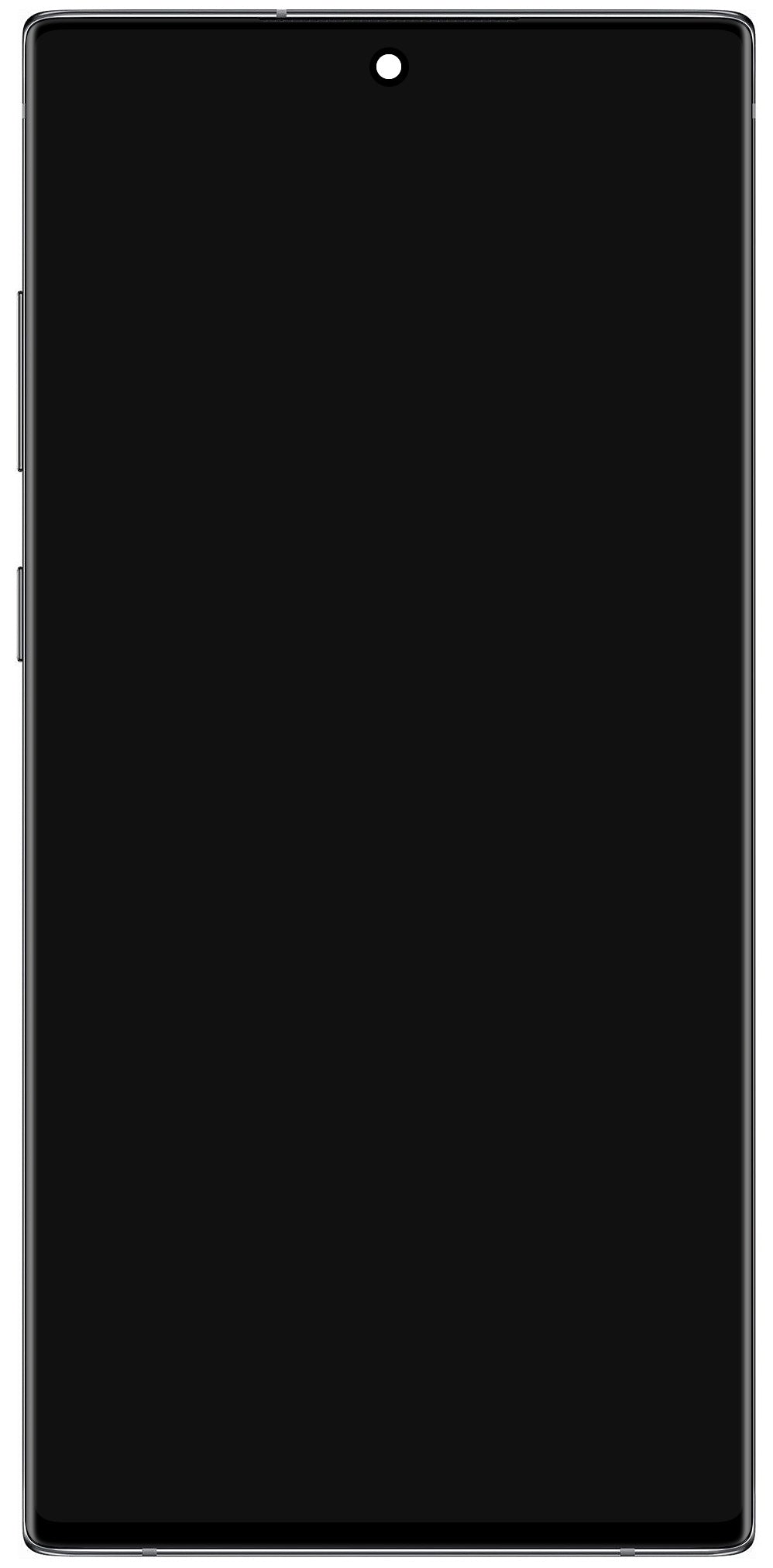 Touchscreen Display Samsung Galaxy Note 10+ 5G N976 / Note 10+ N975, mit Rahmen, Schwarz (Aura Schwarz), Service Pack GH82-20838A