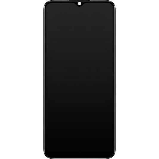 Écran tactile Oppo A16s / A16, avec cadre, noir, Service Pack 4908018
