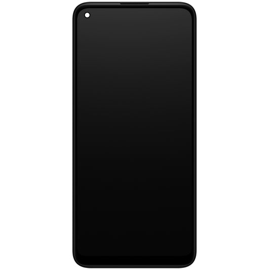 Display met Touchscreen Samsung Galaxy A11 A115, met Frame, Zwart, Service Pack GH81-18760A