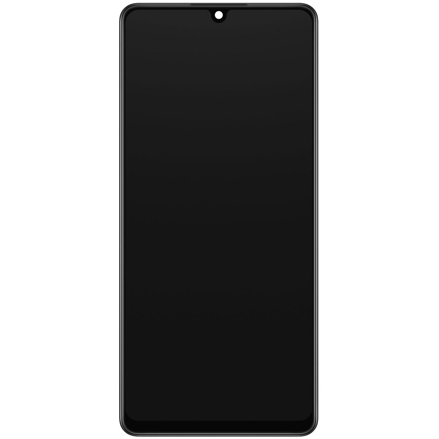 Touchscreen Display Samsung Galaxy A42 5G A426, mit Rahmen, Schwarz, Service Pack GH82-24375A