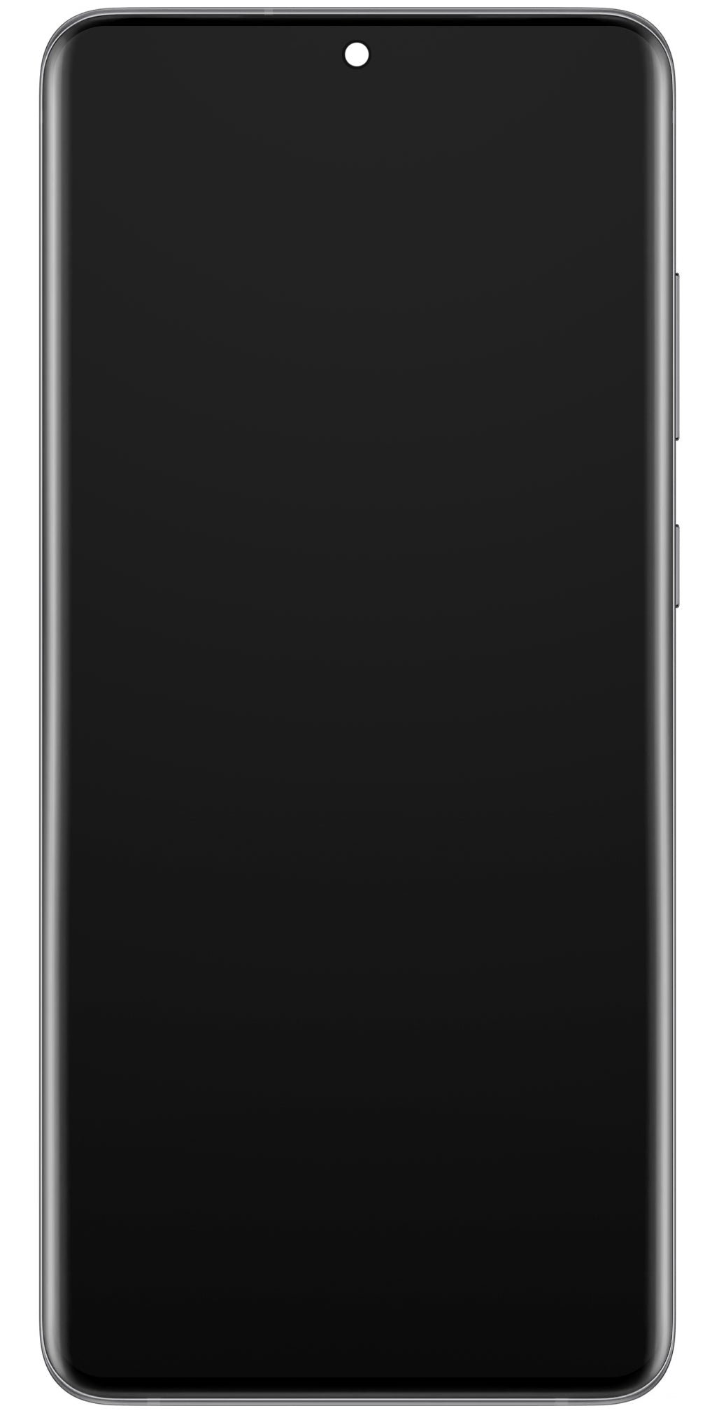 Samsung Galaxy S20 Ultra 5G G988 / S20 Ultra G988 Touchscreen Display, mit Rahmen, Grau, Service Pack GH82-26032B