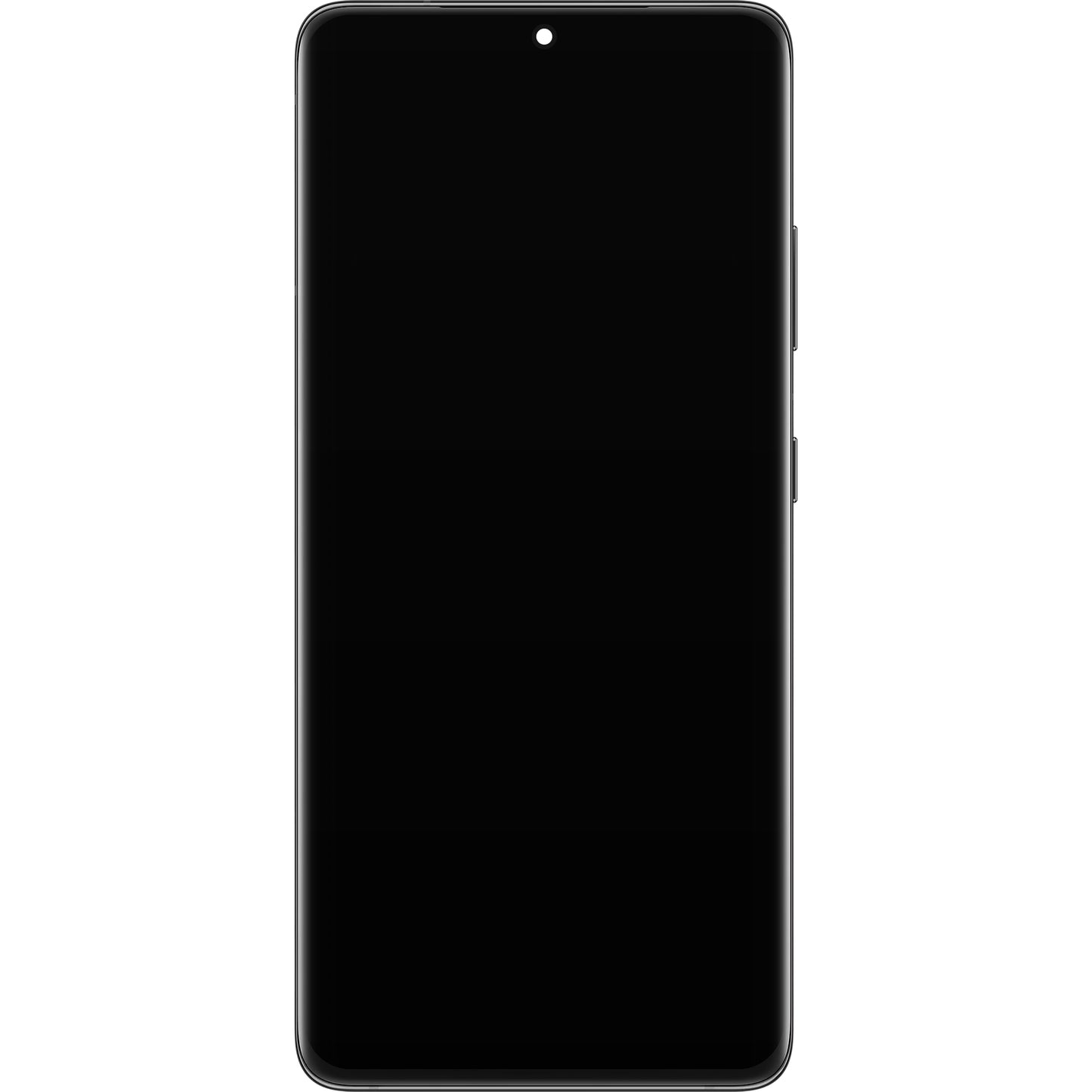 Touchscreen Display Samsung Galaxy S21 Ultra 5G G998, mit Rahmen, Schwarz, Service Pack GH82-26035A