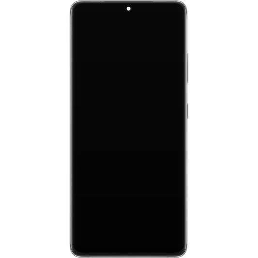 Touchscreen scherm Samsung Galaxy S21 Ultra 5G G998, met frame, zilver, Service Pack GH82-26035B