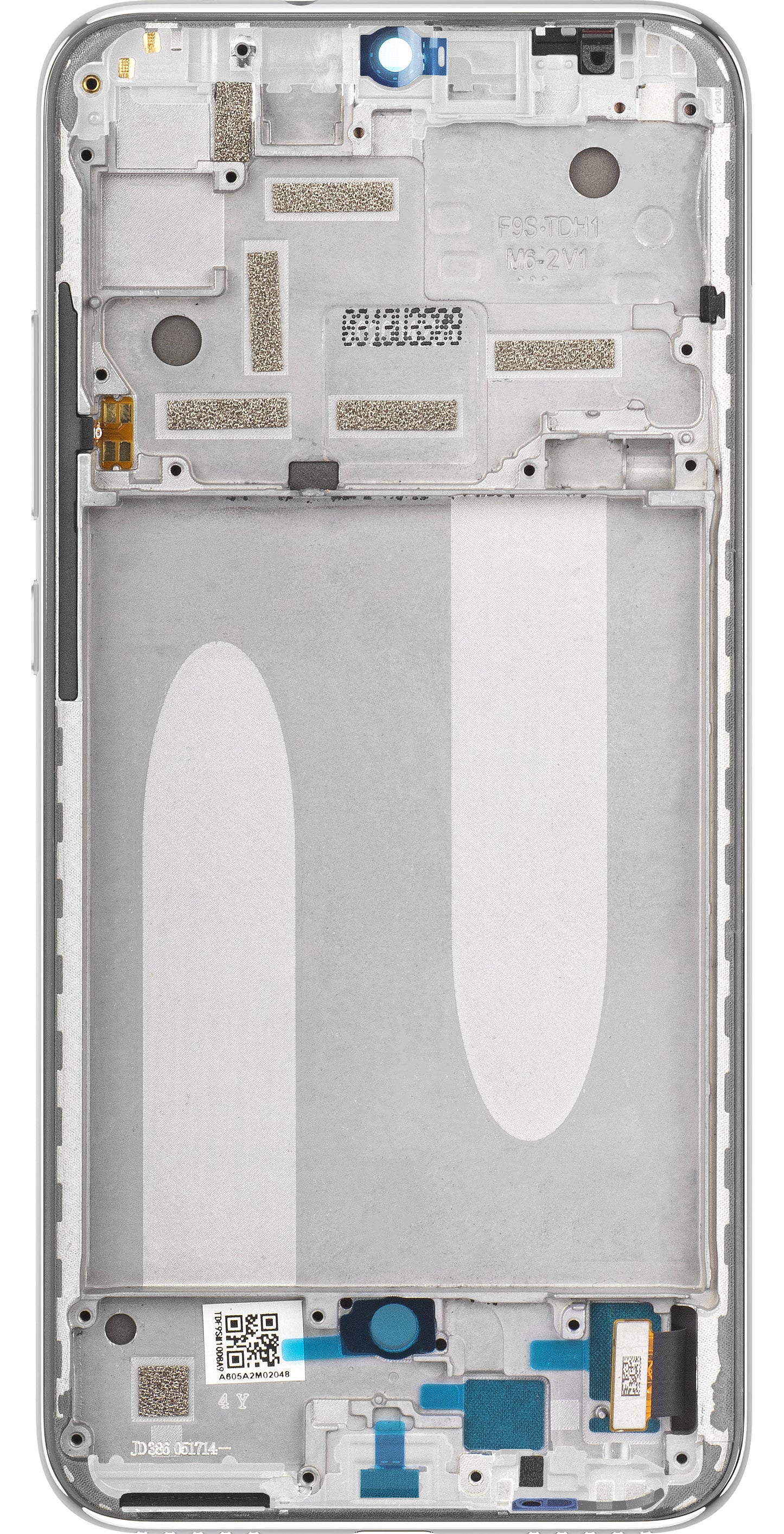 Xiaomi Mi A3 Touchscreen Display, mit Rahmen, Grau, Service Pack 560310009090B6