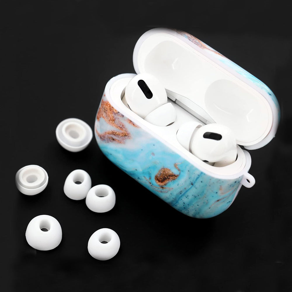Bouchons Techsuit ET1 pour Apple AirPods Pro Series, Taille XS / S / L, Blancs