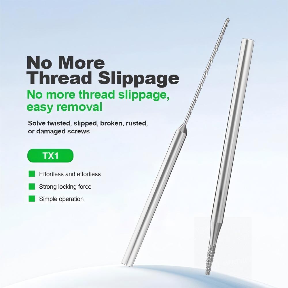 Extracteur de vis Relife TX1 pour extraction de vis cassée, 2 en 1