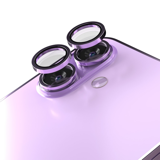 Achtercamera Beschermfolie Etteri voor Apple iPhone 17, Gehard Glas, Paars